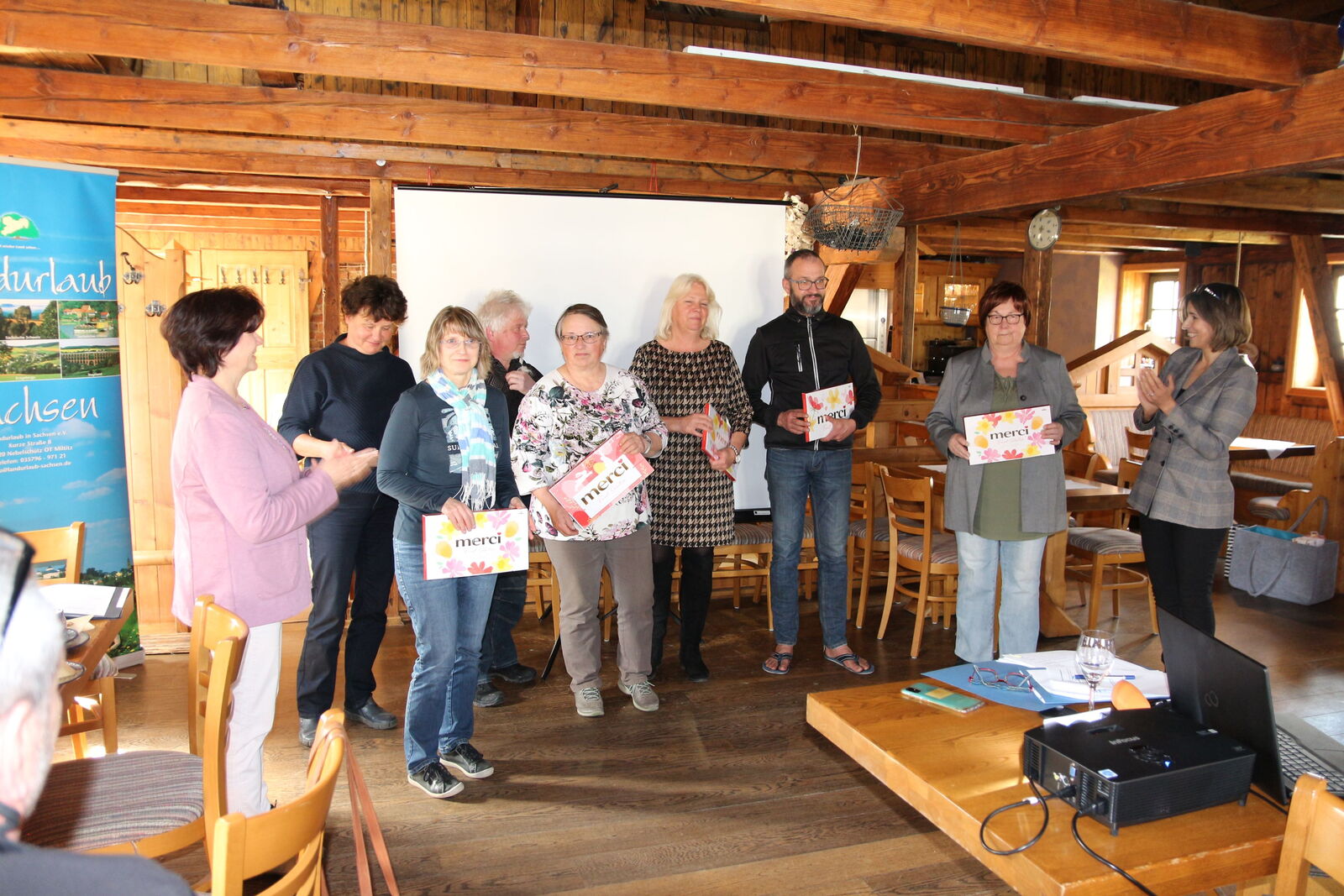 Ein großer Dank geht an diese Mitglieder, die stets die Standbetreuung auf den Messen absichern.