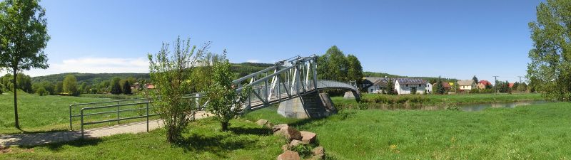 Schaukelsteg Sörnzig © Gotthard Ladegast